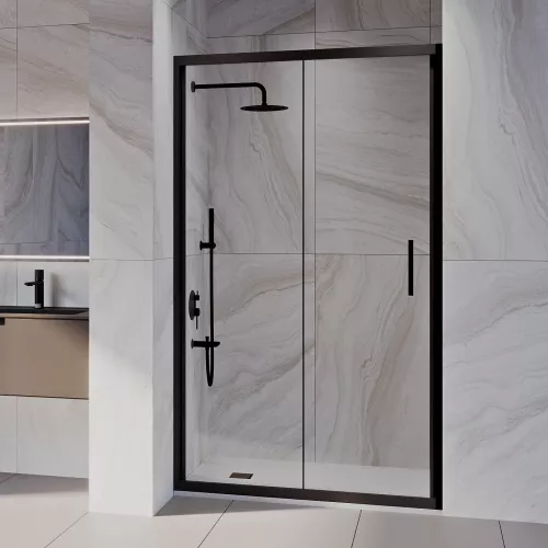 Душевая дверь RGW PA-21B, Цвет профиля: Черный, Выбрать размер: 90, изображение 2