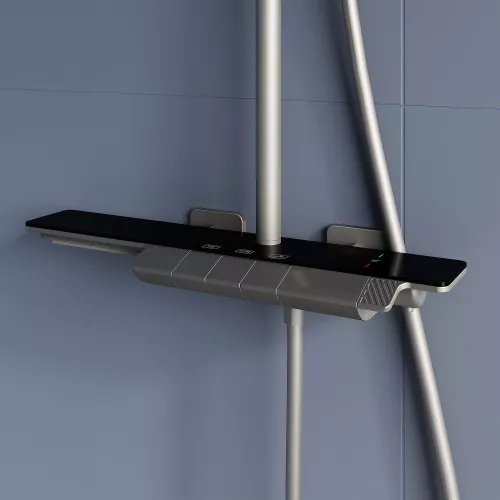 Душевая стойка RGW SP-34Gr с термостатом, Выбрать цвет: серый, изображение 10