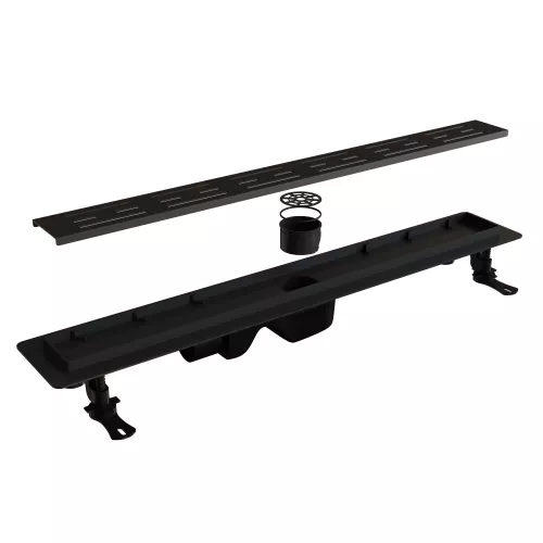 Душевой лоток RGW Drain Leo-30, Выбрать цвет: Черный, Выбрать размер: 60, изображение 4