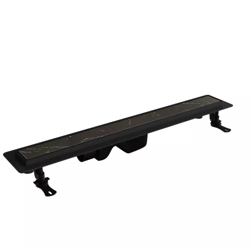 Душевой лоток RGW Drain Leo-31 черный, Выбрать цвет: Чёрный, Выбрать размер: 60, изображение 6