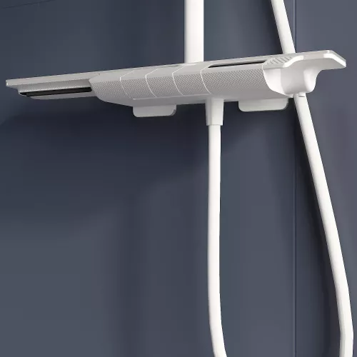 Душевая стойка RGW SP-34W с термостатом, Выбрать цвет: Белый, изображение 8