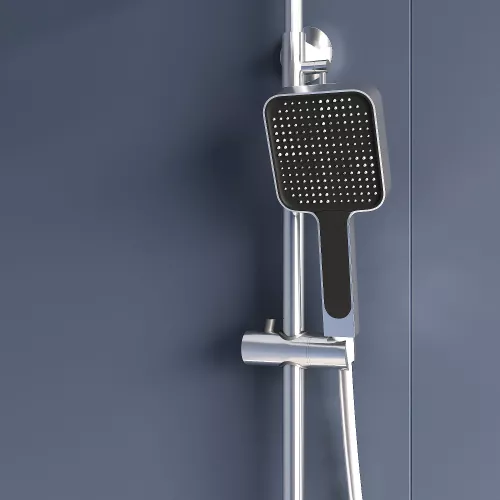 Душевая стойка RGW SP-35 с термостатом, Выбрать цвет: Хром, изображение 6