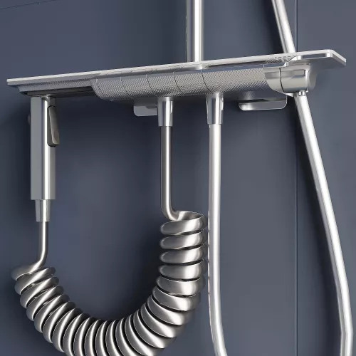 Душевая стойка RGW SP-35 с термостатом, Выбрать цвет: Хром, изображение 8