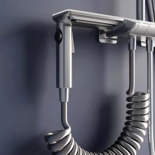 Душевая стойка RGW SP-35 с термостатом, Выбрать цвет: Хром, изображение 11