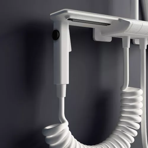 Душевая стойка RGW SP-35W с термостатом, Выбрать цвет: Белый, изображение 11