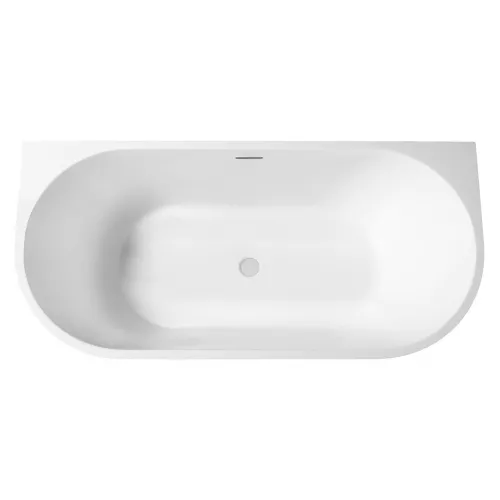Акриловая ванна ABBER AB9216-1.7MW белая матовая  170х80, Выбрать цвет: Белый матовый, Выбрать размер: 170х80, изображение 3
