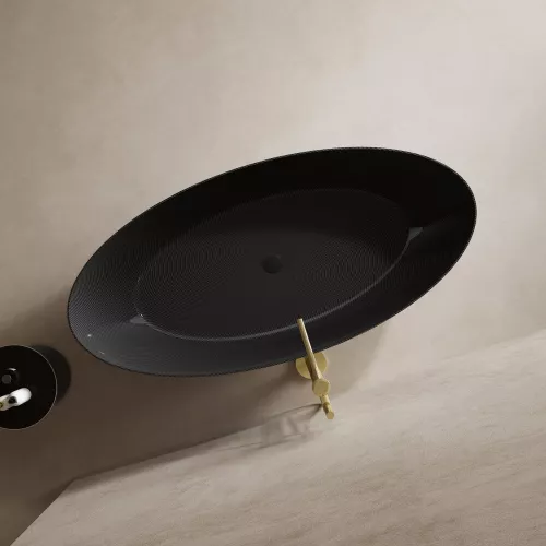 Карбоновая ванна ABBER Karbon AK9002-1.8 черная  180х85, изображение 6