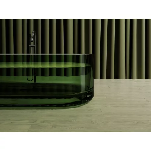 Ванна из полиэфирной смолы  ABBER Kristall AT9708Emerald зеленая прозрачная, Выбрать цвет: Зеленый, изображение 6