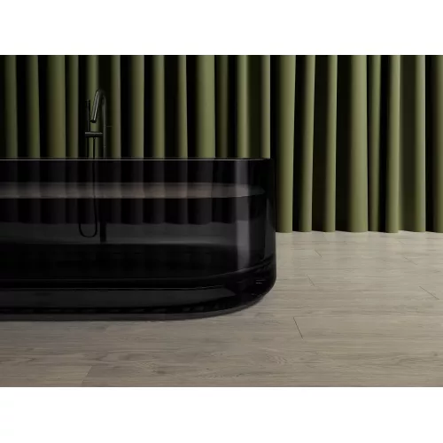 Ванна из полиэфирной смолы  ABBER Kristall AT9708Onyx черная прозрачная, Выбрать цвет: Чёрный, изображение 6