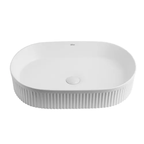 Раковина накладная ABBER Bequem AC2116MW белая матовая, Выбрать цвет: Белый матовый, изображение 2