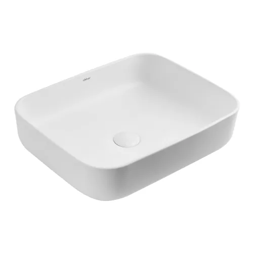 Раковина накладная ABBER Rechteck AC2202MW белая матовая, Выбрать цвет: Белый матовый