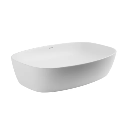 Раковина накладная ABBER Rechteck AC2206MW белая матовая, Выбрать цвет: Белый матовый, изображение 2