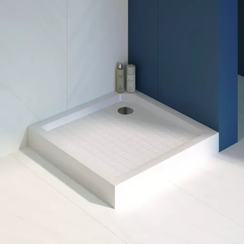 Душевой поддон квадратный RGW SMC-W Белый, Выбрать размер: 80х80, изображение 2