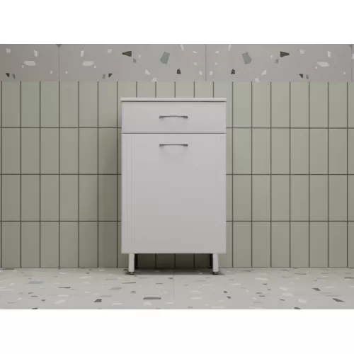 Комод ТН напольный  500 (1 ящ.,корзина) 840*500*303, изображение 3