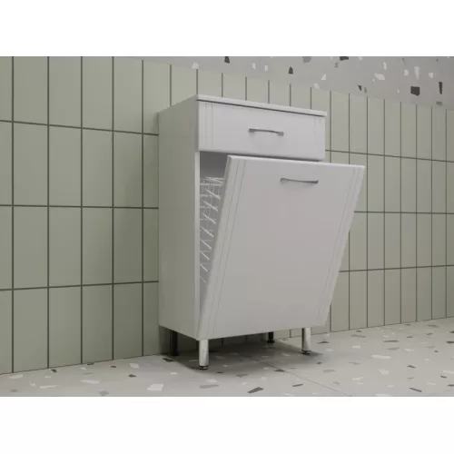 Комод ТН напольный  500 (1 ящ.,корзина) 840*500*303, изображение 4