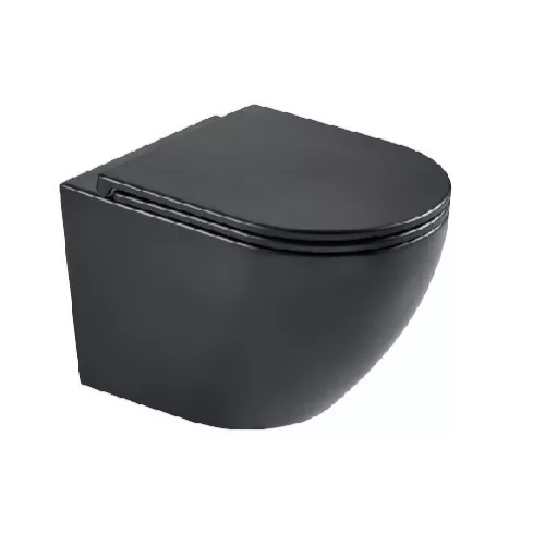 WW MERZBACH 043 MT-BL Унитаз подвесной, Выбрать цвет: Черный матовый