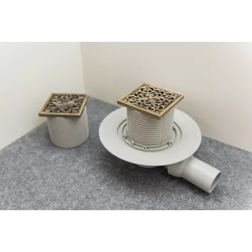 Насадка с рамкой и дизайн-решеткой Узоры Bronze De Luxe, изображение 3