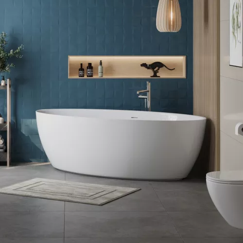 Акриловая ванна BELBAGNO BB707-1860-880, изображение 6