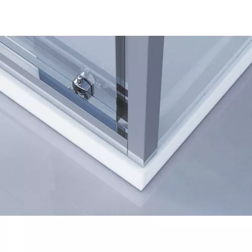 Душевой уголок BelBagno DUE-AH-1, Цвет стекла: Прозрачный, Цвет профиля: Хром, Выбрать размер: 120х90, изображение 4