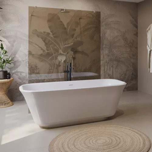 Ванны: Акриловая ванна BELBAGNO DUE BB702-1700-800-K 1 в магазине Акватория
