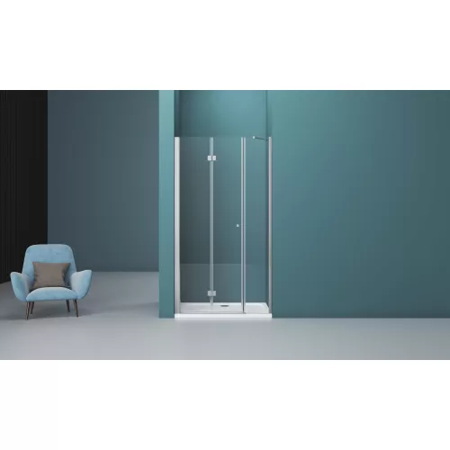 Душевая дверь BelBagno ALBANO-BS-13-100/-C-Cr, Цвет стекла: прозрачное, Цвет профиля: Хром, Выбрать размер: 195, изображение 8