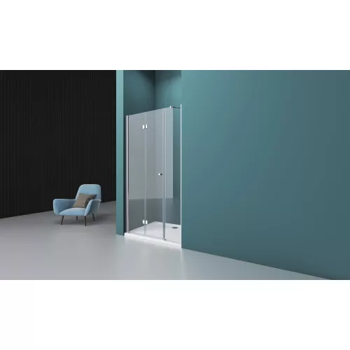 Душевая дверь BelBagno ALBANO-BS-13-100/-C-Cr, Цвет стекла: прозрачное, Цвет профиля: Хром, Выбрать размер: 195, изображение 7