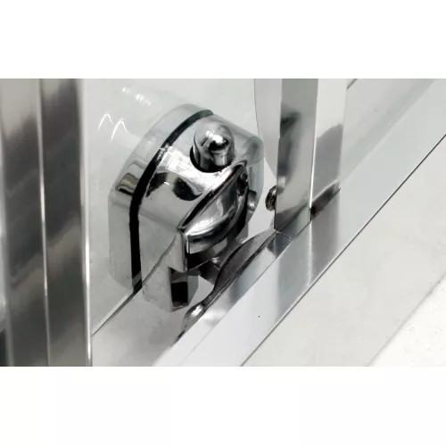 Душевой уголок BelBagno DUE-AH-1, Цвет стекла: Прозрачный, Цвет профиля: Хром, Выбрать размер: 120х90, изображение 7