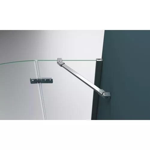 Душевой уголок BelBagno KRAFT-R-2-/C-Cr, Цвет стекла: прозрачное, Цвет профиля: Хром, Выбрать размер: 90х90, изображение 5