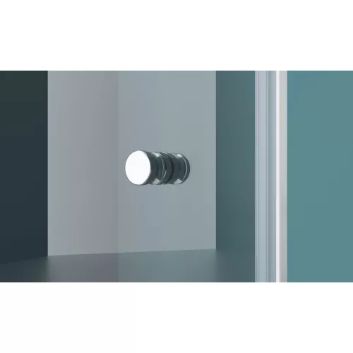 Душевая дверь BelBagno ETNA-B-12-60//-C-Cr, Цвет стекла: прозрачное, Цвет профиля: Хром, Выбрать размер: 80, изображение 2