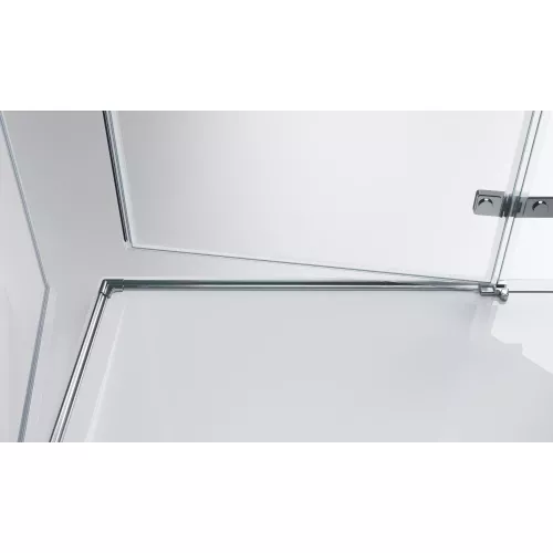 Душевой уголок BelBagno KRAFT-A-22-/C-Cr, Цвет стекла: прозрачное, Цвет профиля: Хром, Выбрать размер: 100х100, изображение 4