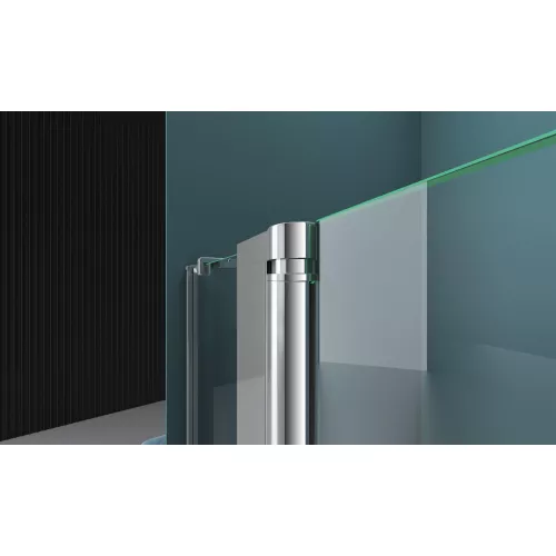 Душевая дверь BelBagno ETNA-B-12-60//-C-Cr, Цвет стекла: прозрачное, Цвет профиля: Хром, Выбрать размер: 80, изображение 3