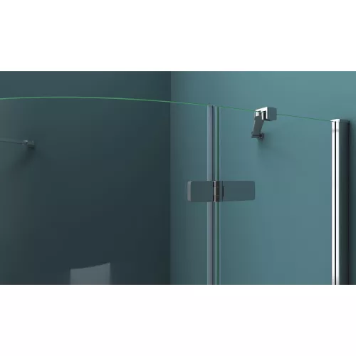Душевой уголок BelBagno KRAFT-R-2-/C-Cr, Цвет стекла: прозрачное, Цвет профиля: Хром, Выбрать размер: 90х90, изображение 4