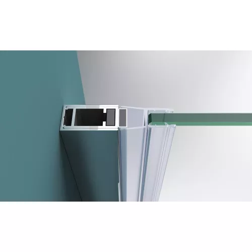 Душевая дверь BelBagno ETNA-B-12-60//-C-Cr, Цвет стекла: прозрачное, Цвет профиля: Хром, Выбрать размер: 80, изображение 7