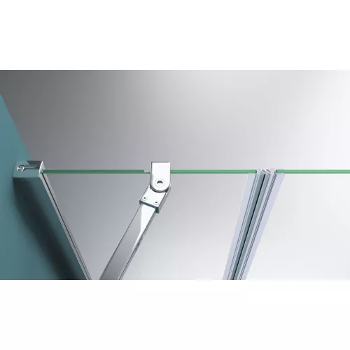 Душевая дверь BelBagno ETNA-B-11-40+/C-Cr, Цвет стекла: прозрачное, Цвет профиля: Хром, Выбрать размер: 140, изображение 7