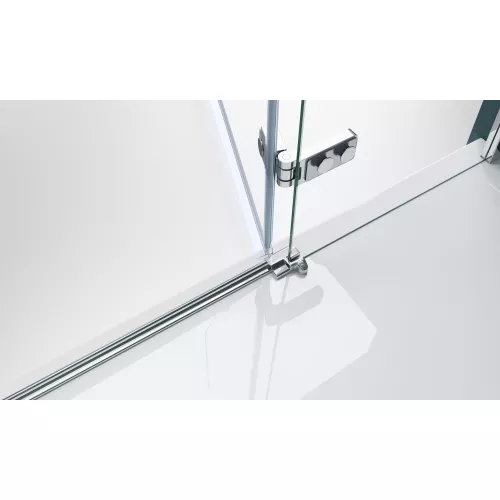 Душевая дверь BelBagno KRAFT-B-12-60/-C-Cr-L/R, Цвет стекла: прозрачное, Цвет профиля: Хром, Выбрать размер: 80, Ориентация: левый, изображение 3