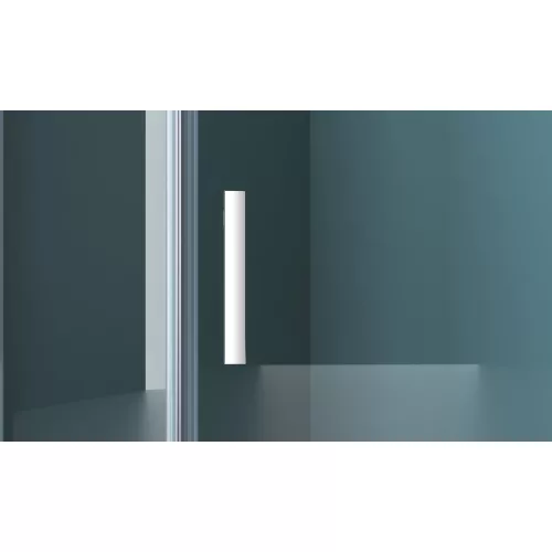 Душевой уголок BelBagno KRAFT-P-1-/C-Cr-L/R, Цвет стекла: прозрачное, Цвет профиля: Хром, Выбрать размер: 80х80, Ориентация: левый, изображение 2