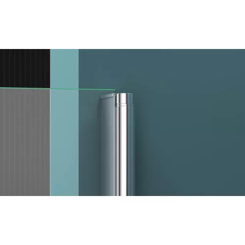 Душевая дверь BelBagno ETNA-B-11-30+/-C-Cr, Цвет стекла: прозрачное, Цвет профиля: Хром, Выбрать размер: 130, изображение 4