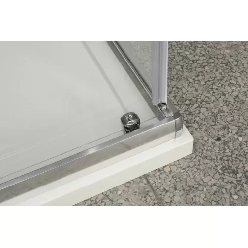 Душевой уголок BelBagno UNIQUE-AH-1-/C-Cr, Цвет стекла: прозрачное, Цвет профиля: Хром, Выбрать размер: 105х80, изображение 3