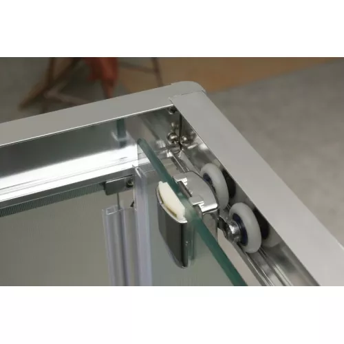 Душевой уголок BelBagno UNIQUE-A-2/-C-Cr прозрачное, Цвет стекла: прозрачное, Цвет профиля: Хром, Выбрать размер: 75х90, изображение 3