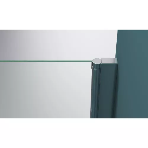 Душевая дверь BelBagno ETNA-B-11-30+/-C-Cr, Цвет стекла: прозрачное, Цвет профиля: Хром, Выбрать размер: 130, изображение 3