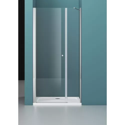 Душевая дверь BelBagno ETNA-B-11-80+/C-Cr, Цвет стекла: прозрачное, Цвет профиля: Хром, Выбрать размер: 175