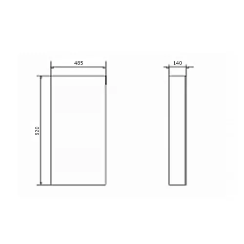 Зеркало-шкаф Comforty Дуэт-50 дуб тёмно-коричневый, Выбрать цвет: Дуб темно-коричневый, Выбрать размер: 50, изображение 5