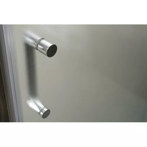 Душевая дверь BelBagno UNO-195-BF-1/P-Cr, Цвет стекла: Матовое рифленое, Цвет профиля: Хром, Выбрать размер: 100, изображение 6