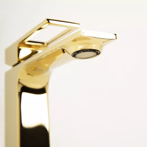 Смеситель для раковины BelBagno LUCE LUC-LVM-ORO, Выбрать цвет: Золото, изображение 5