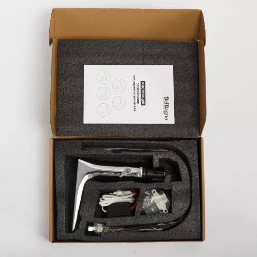 Сенсорный смеситель для раковины BelBagno KRAFT-ELV-CRM, изображение 7