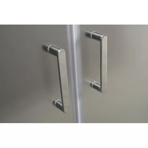 Душевая дверь BelBagno UNIQUE-BF-2-170/200-P-Cr, Цвет стекла: Матовое рифленое, Цвет профиля: Хром, Выбрать размер: 170, изображение 5