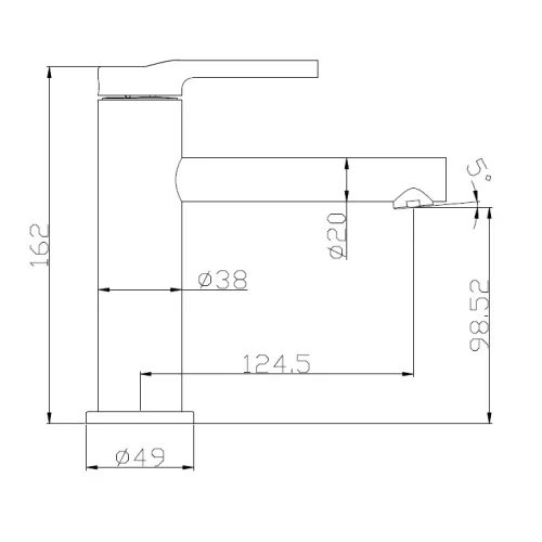 Смеситель для раковины BelBagno ETNA ETN-LVM-IN, изображение 3