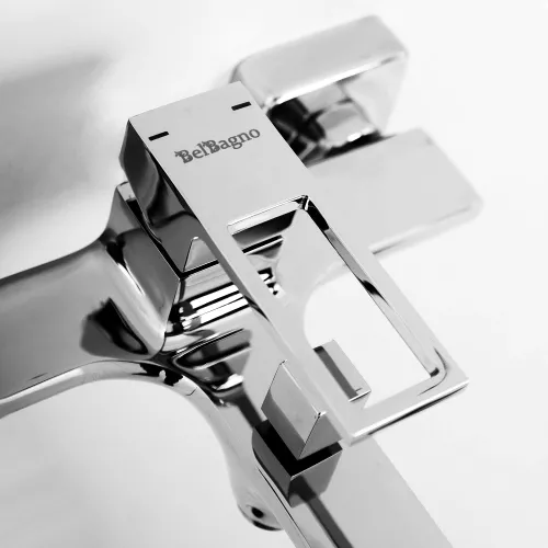 Смеситель для ванны и душа BelBagno LUCE LUC-VAS-CRM, Выбрать цвет: Хром, изображение 4