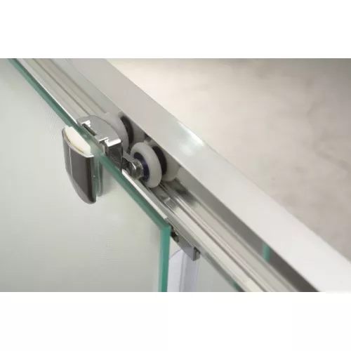 Шторка на ванну BelBagno UNIQUE-VF-2-150/180-140-C-Cr, Цвет стекла: прозрачное, Цвет профиля: Хром, изображение 4