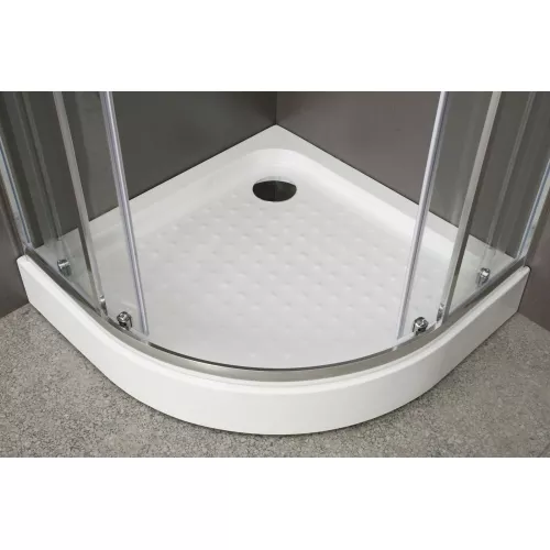 Душевой уголок BelBagno UNO-195-R-2/C-Cr, Цвет стекла: прозрачное, Цвет профиля: Хром, Выбрать размер: 100х100, изображение 2